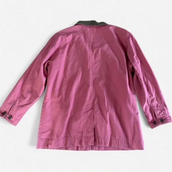 Cabela's pink corduroy lined chore coat jacket Utility Jacket for Women - Picture 3 of 11
